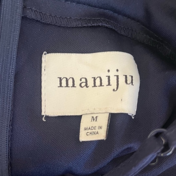 Lulus Maniju Rare Beauty Navy Tulle Backless Maxi Dress - Picture 7 of 10